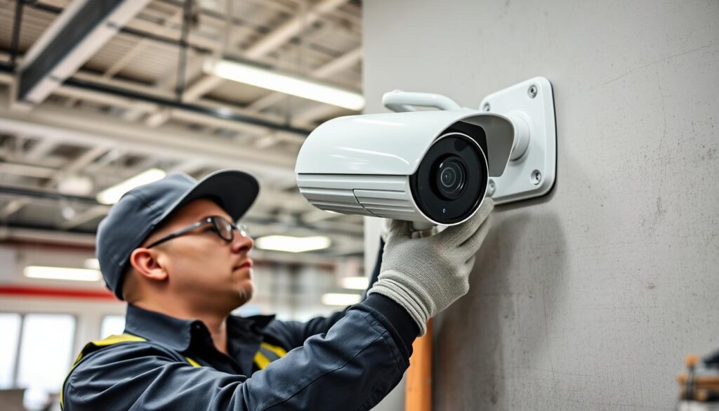 professional security camera installation