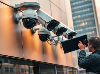 professional security camera installation