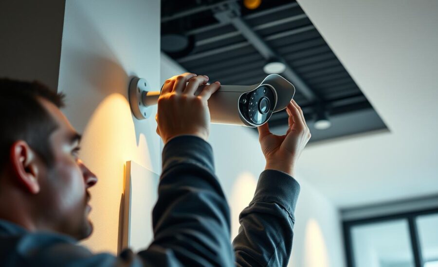 professional security camera installation
