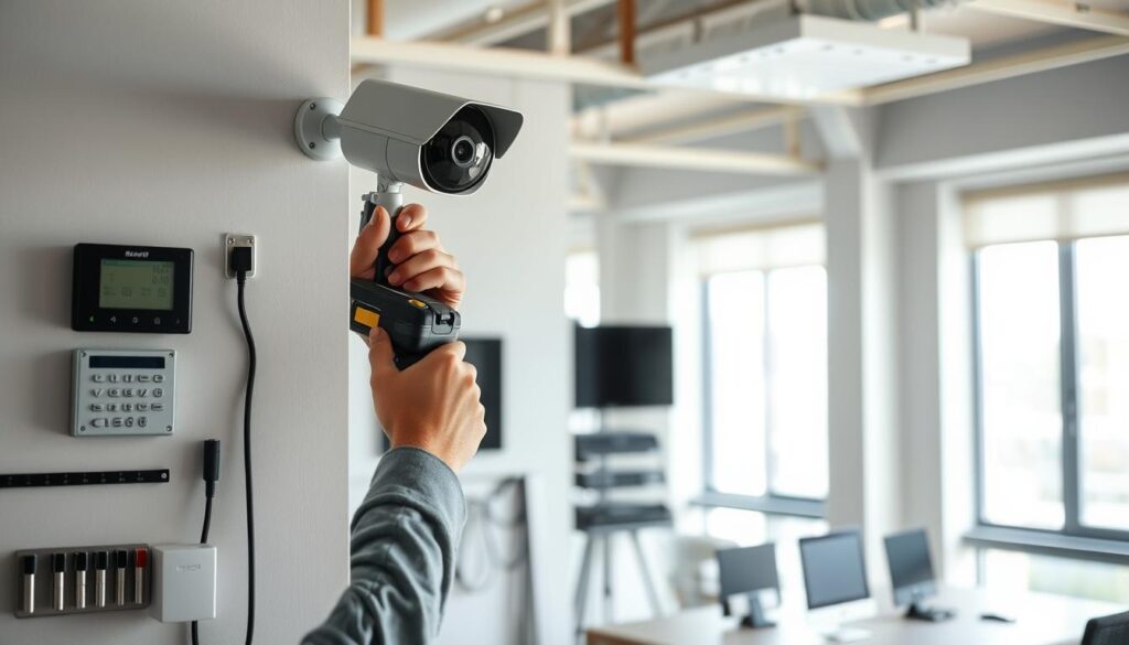 professional security system installation