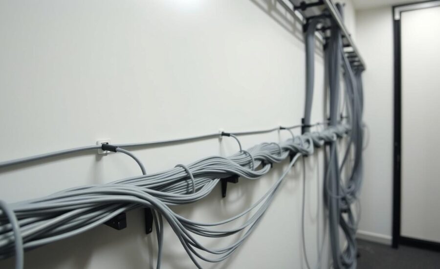 Low voltage cabling installation