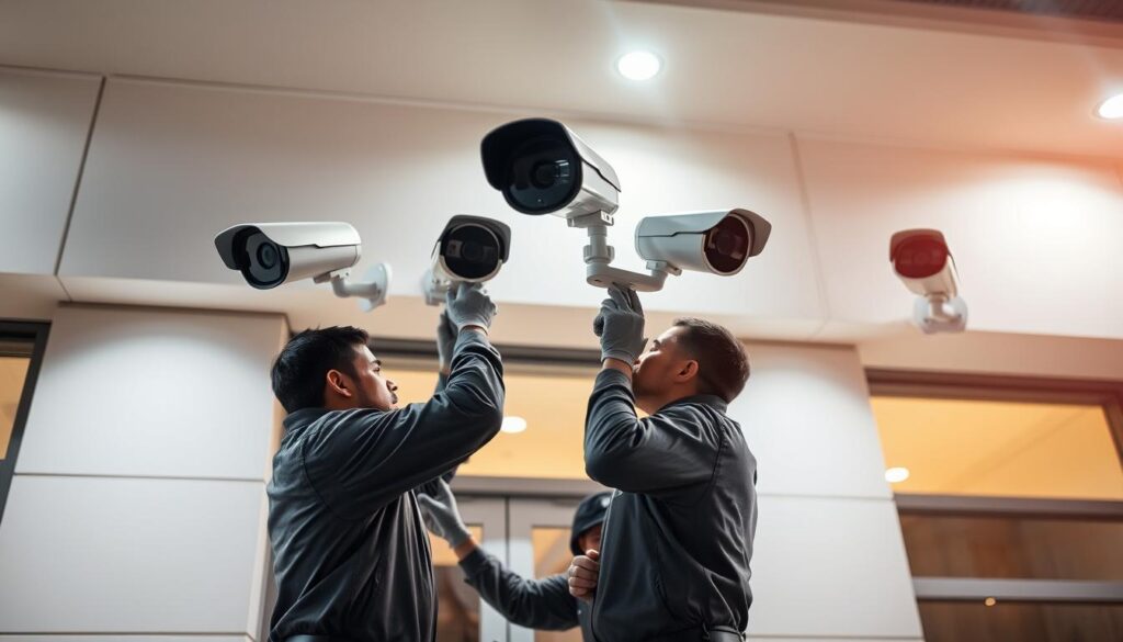 professional security camera installation