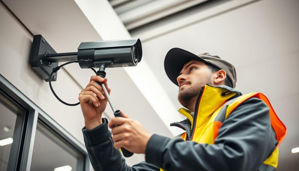 professional security camera installation