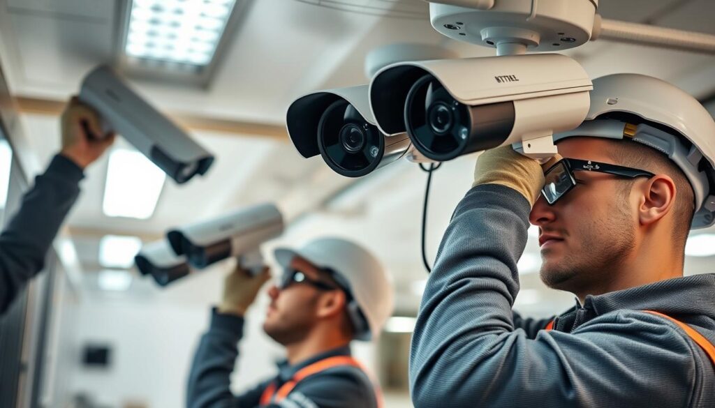 professional security camera installation