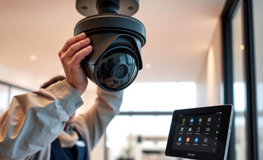professional security camera installation