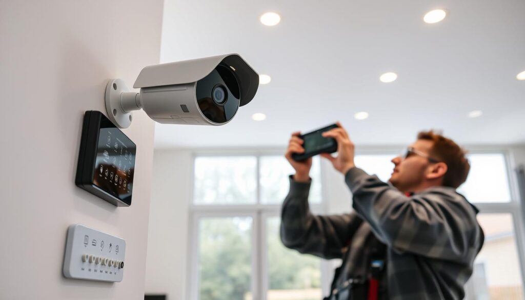 professional security system installation