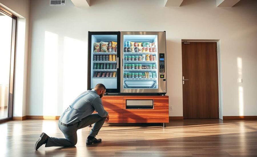 professional vending machine installation