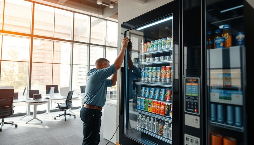 seamless vending installation process