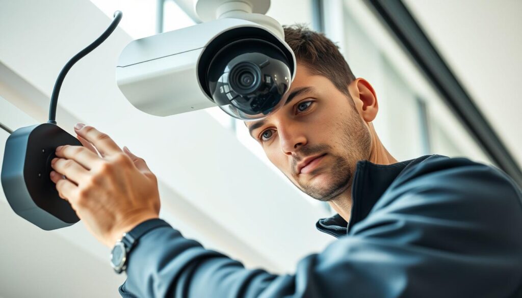 security camera installation process