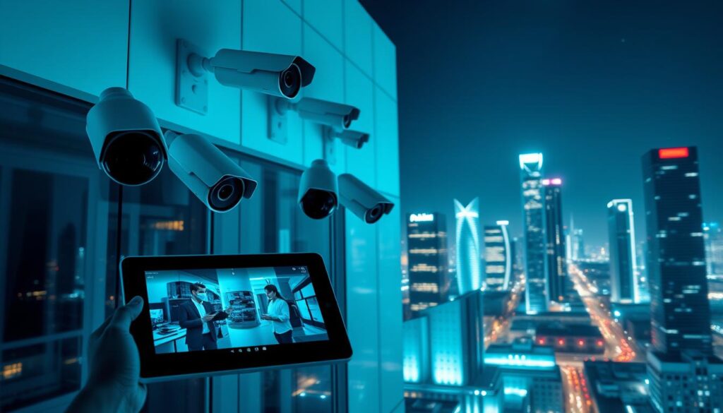 smart surveillance for business security