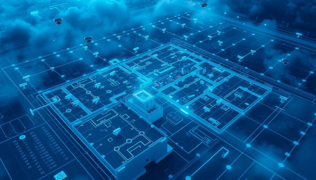 surveillance system coverage map