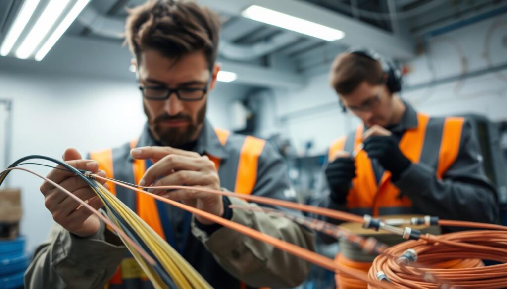 fiber optic installation preparation