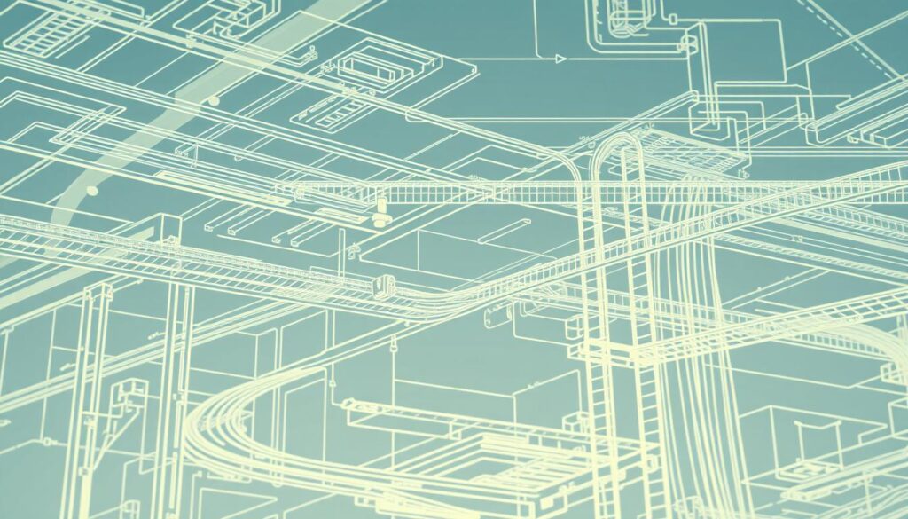 horizontal and vertical cable management systems