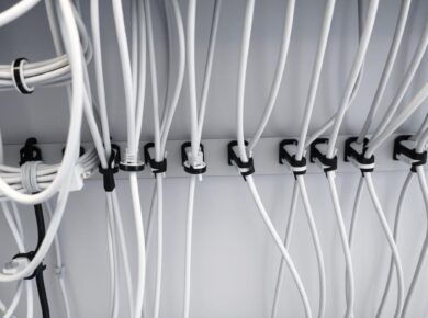 organized network cable management