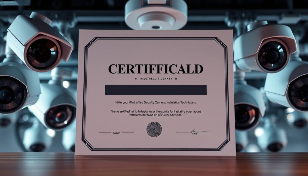 professional certification for security systems