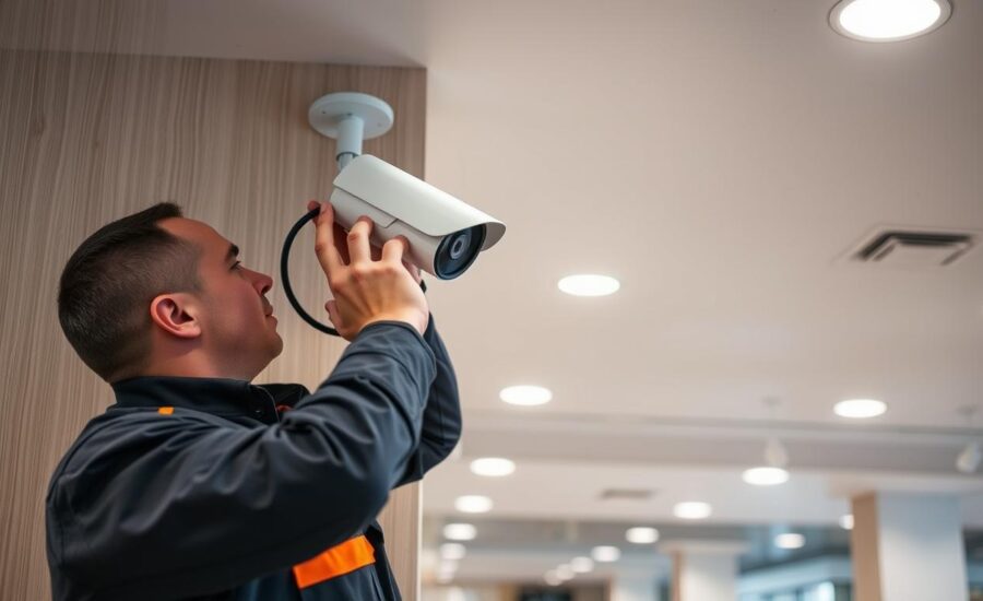 professional installation of security cameras