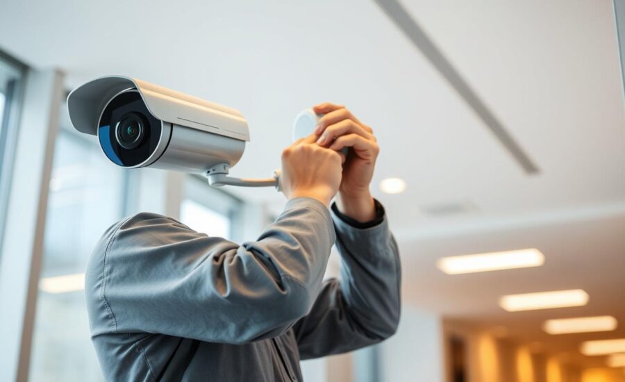 professional security camera installation