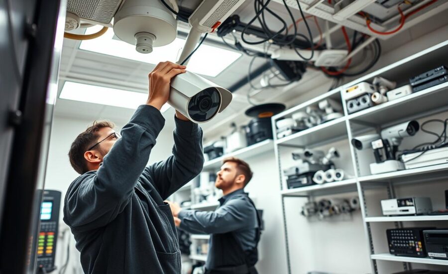 professional security system installation