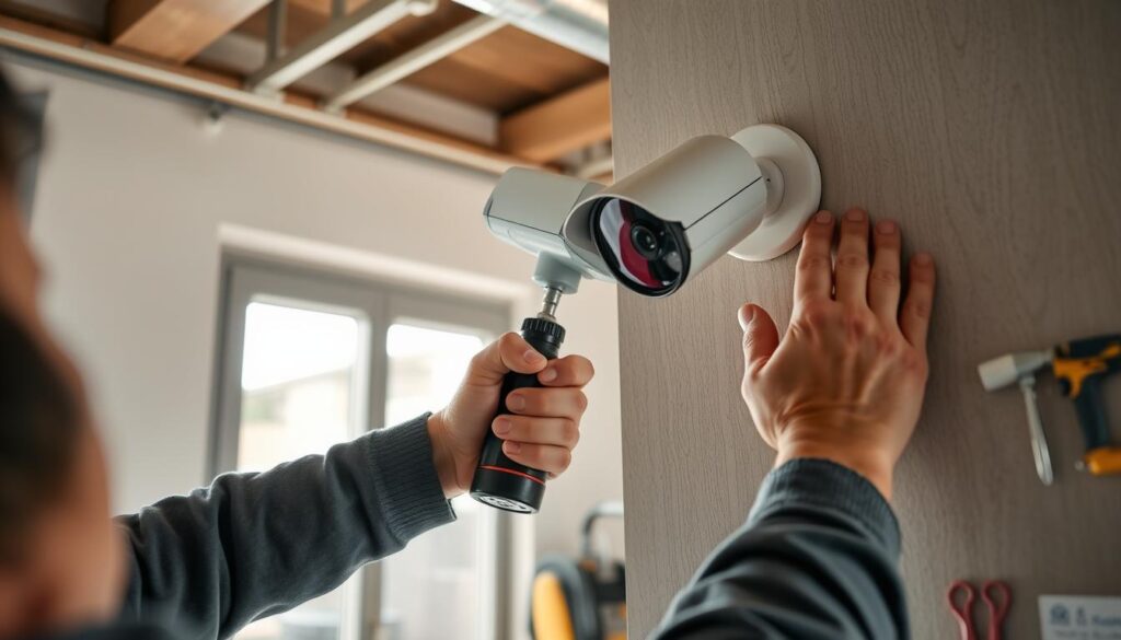 security camera installation process