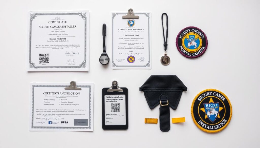 security system installer credentials