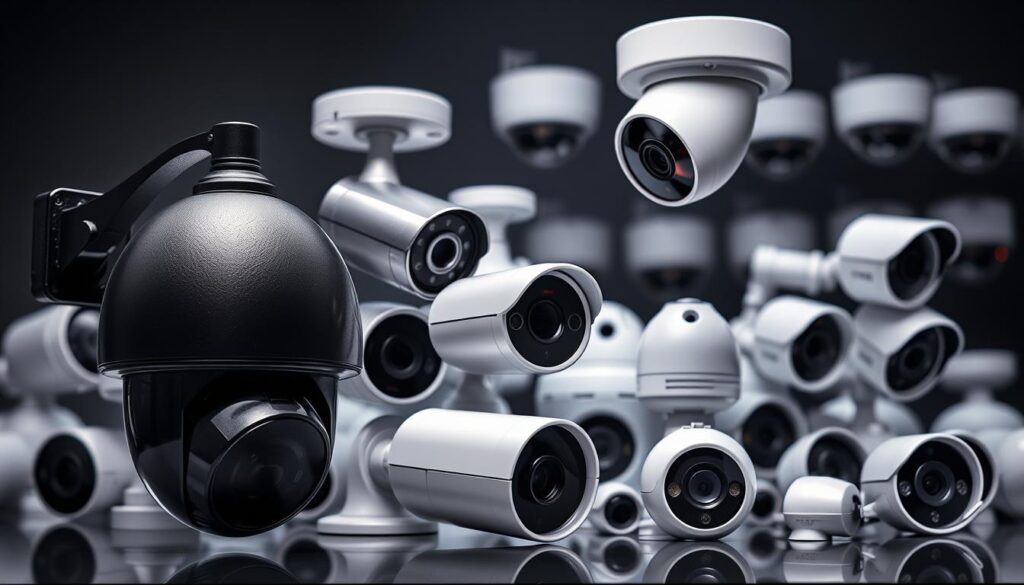 types of security cameras