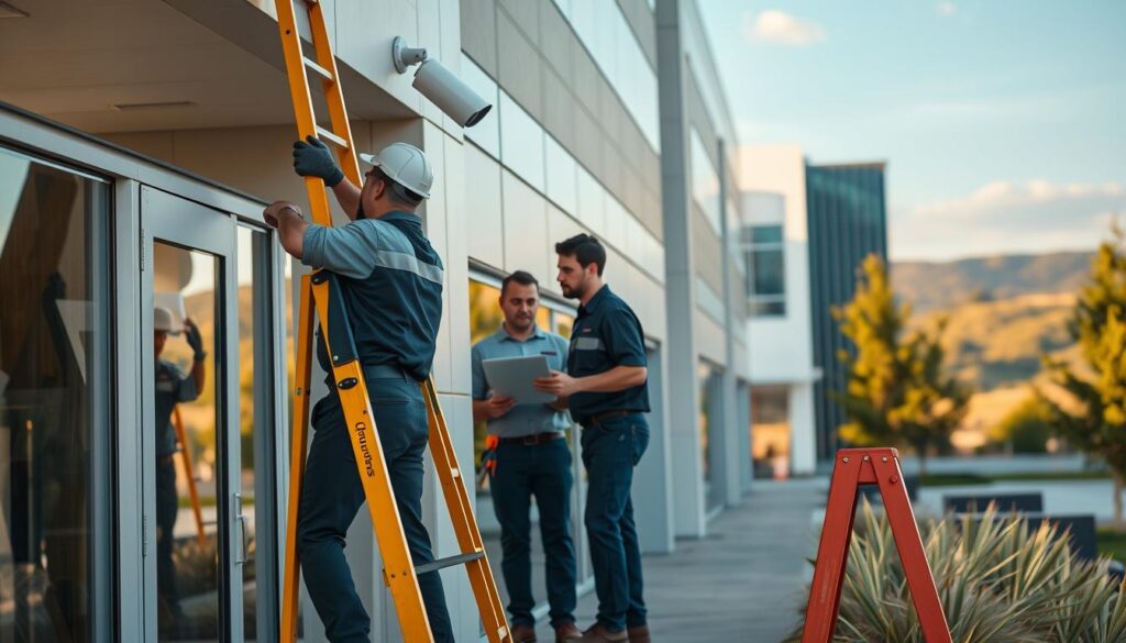 professional security camera installation