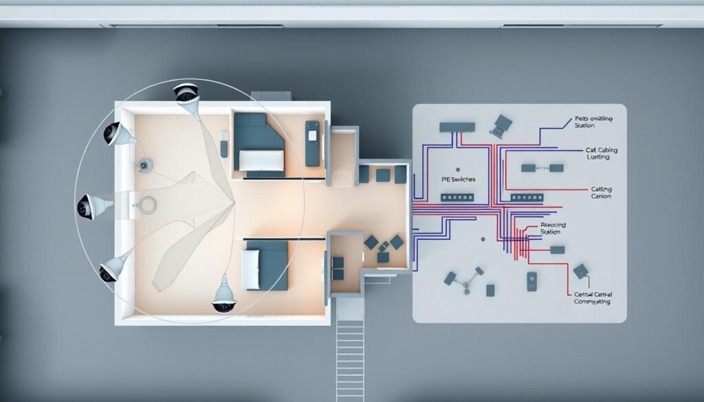 security camera system layout planning