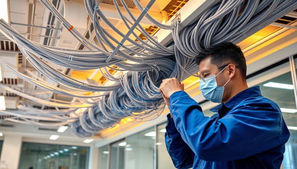 Professional structured cabling